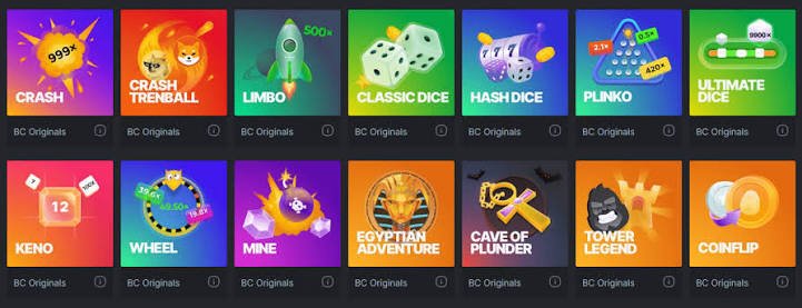 Experience the Excitement of Crypto Casino BC Game
